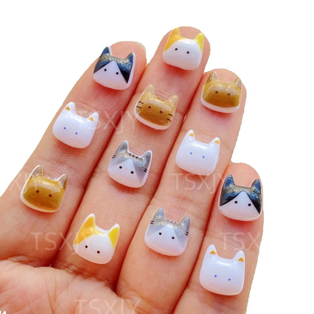 Nail Art Emerald - 50 szt. Urocze Mini Kreskówkowe Zwierzątka