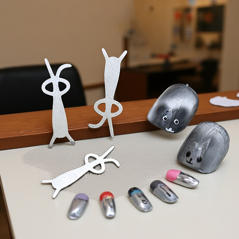 Nail Art One Piece - Zestaw 5 szt. magnesów do paznokci