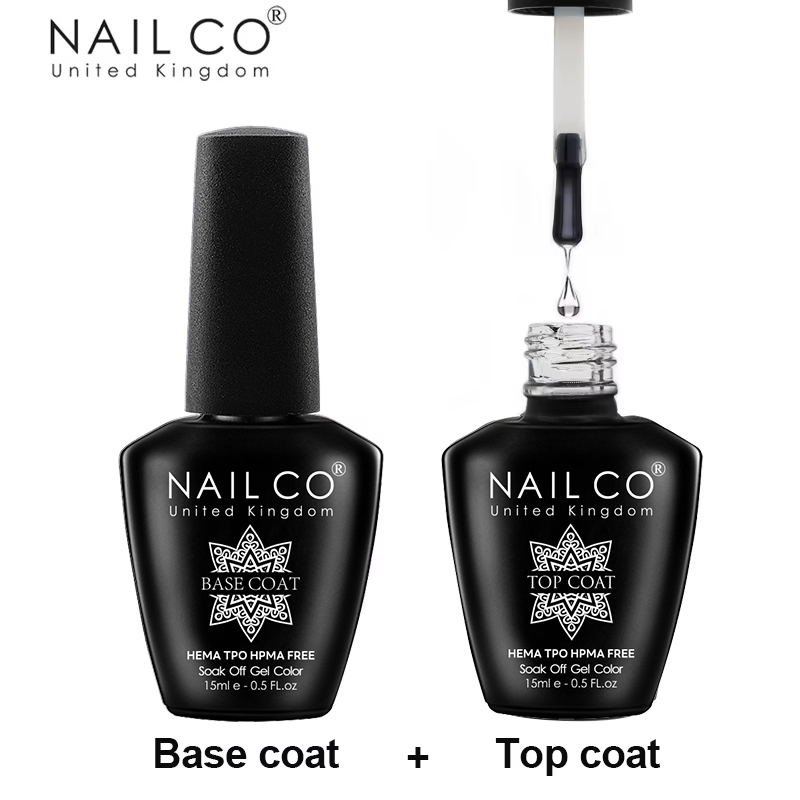 NAILCO 15ml Top Coat i Base Co – Nail Art One Piece recenzja i cena
