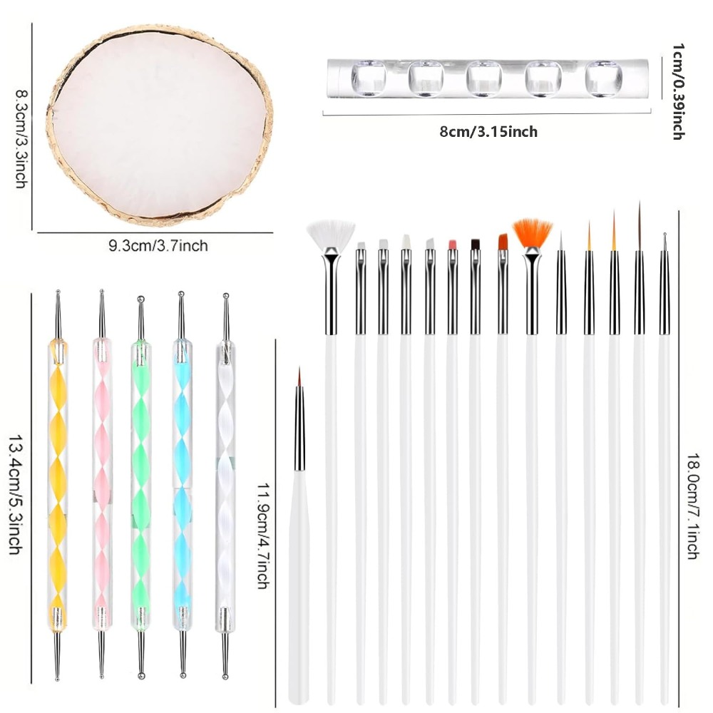 Zestaw pędzli do zdobienia paz – Nail Art One Piece recenzja i cena